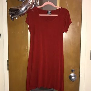 Red T-Shirt Dress